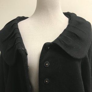 Diab'less black boho loose fit jacket coat T2 M